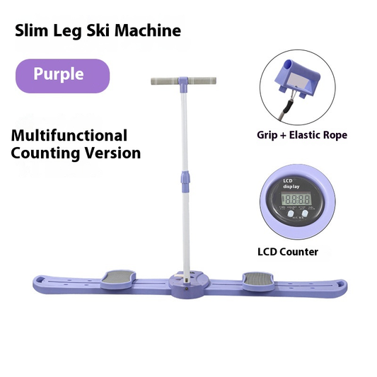 FLEXEE Multi-Functional Fitness Board with Handles & Sliding Wheels