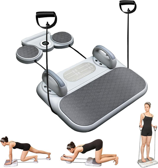 FLEXEE 6-in-1 Pilates Board Home Fitness Abs Board Adjustable Resistance