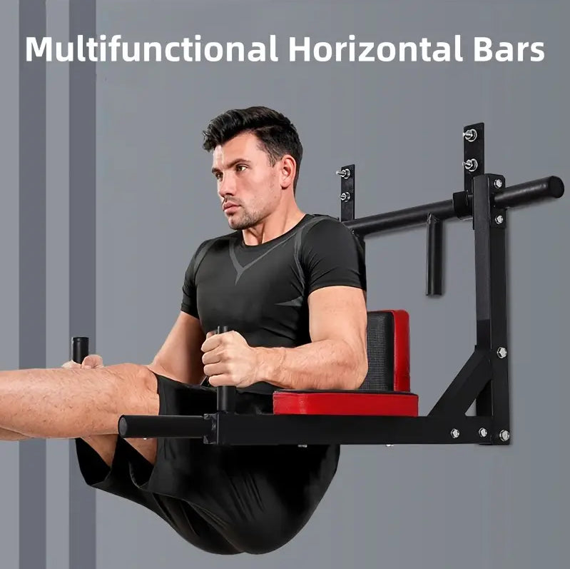 FLEXEE Multi-Functional Wall-Mounted Pull Up Bars Set