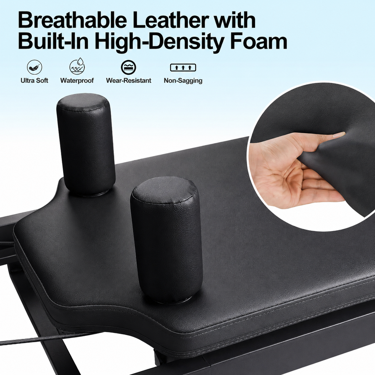 FLEXEE Foldable Pilates Reformer - Adjustable Resistance