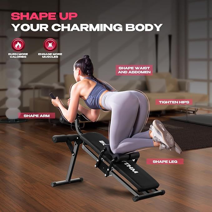 FLEXEE Ab Workout Machine with LCD Monitor